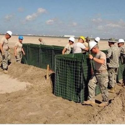Anti Blast Wall Concrete Cage Sand Container Net Barrier Explosion Proof