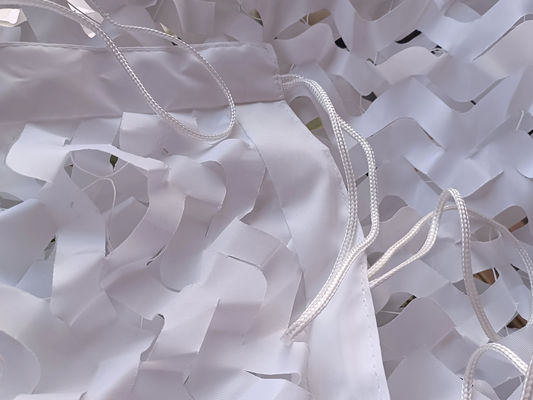 Heavy Duty Unbreakable Rope camouflage net Snow White Color Reversable No Glare Strong  Unbreakable White Rope