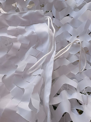 Heavy Duty Unbreakable Rope camouflage net Snow White Color Reversable No Glare Strong  Unbreakable White Rope