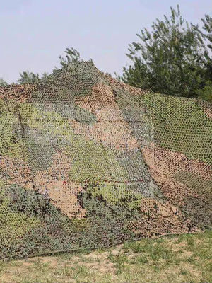 Camouflage Leaf Netting Jungle Desert Double Layers 300D 6.5ft X 10ft 2x3m 6.5ft X 20ft 2x6m
