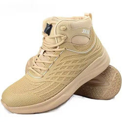 New spring and autumn ultra-light combat boots outdoor high-top breathable tactical boots lightweight training shoes