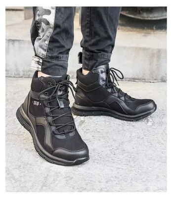 Wholesale spring and autumn high top outdoor men's Hiking Shoes Waterproof Hiking Boots