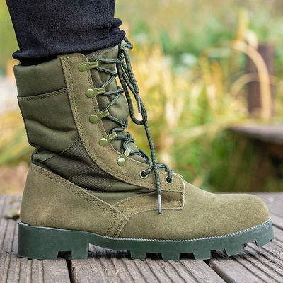 Men'S Military Tactical Boots Sneakers Hiking Philippine Jungle High Top Shoes