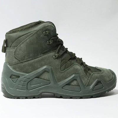 Black Brown Womens Mens Leather Military Boots 9 Inch Work Training Tactical