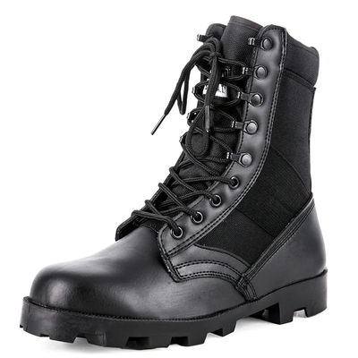 Patent Mens Leather Combat Boots Black Tan Brown Oxford Tactical Outdoor Climbing
