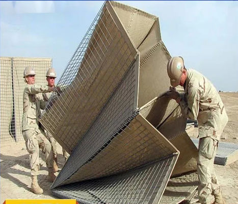 Media Blast Shield Wall Security Defense Blast Net Sand Containers Bunker Isolation
