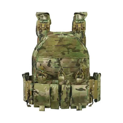 Tactical Military Bulletproof Vest With Plates Molle System Carrier With Magazine Pouch 9mm