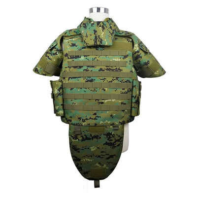 9mm Military Gear Bulletproof Vest Black Full Coverage Armor Men'S Tactical