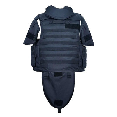 9mm Military Gear Bulletproof Vest Black Full Coverage Armor Men'S Tactical