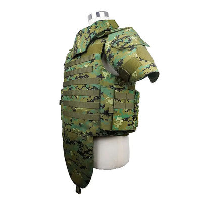 Military Issue Bulletproof Vest Full Body Laser Cut Molle System Camo Soft Plate 3a