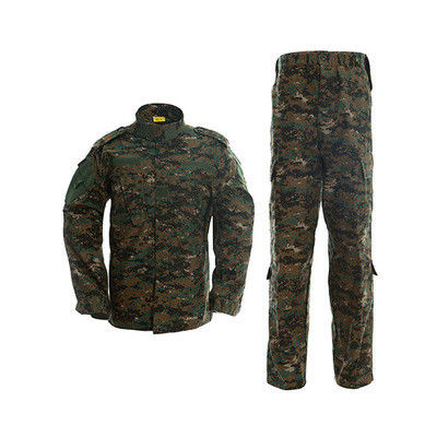 Army Modern Military Uniform All Black Camouflage Tactical Combat Suit Men