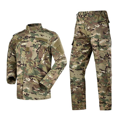 Army Modern Military Uniform All Black Camouflage Tactical Combat Suit Men