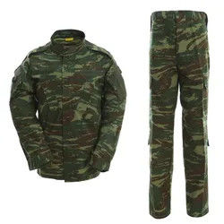 Army Modern Military Uniform All Black Camouflage Tactical Combat Suit Men
