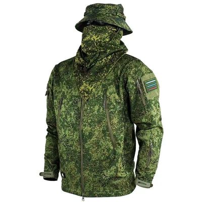 Military Camo Uniform Army Dress Clothes Full Soft Shell Jacket Men Velvet Thickened