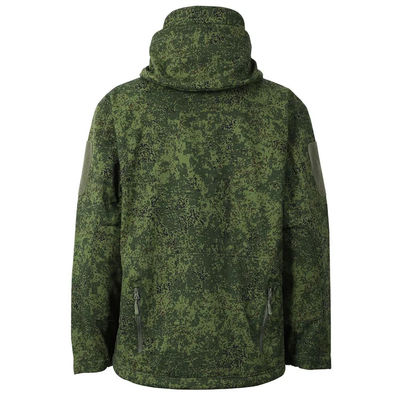 Military Camo Uniform Army Dress Clothes Full Soft Shell Jacket Men Velvet Thickened