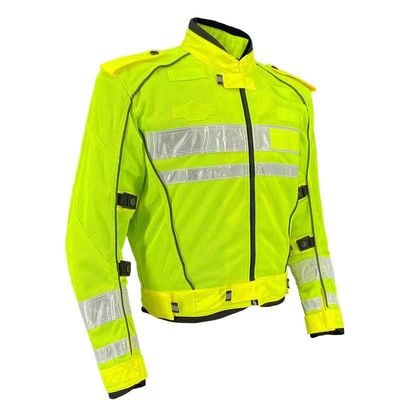 Traffic Police Safety Jacket Vest Uniform Men Unisex Outdoor Mesh High Visibility
