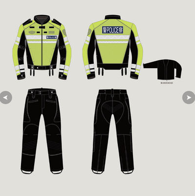 Reflective Jacket Police Hi Vis Vest Outdoor Traffic Police Cycling Uniform Suit Winter Style