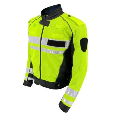 Safety Police Jacket Reflective Riding Suit Racing Motorcycle Motorbike Touring Uniform Hi Vis