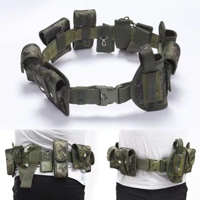 Military Tactical Belt Army Xxl 1680D Oxford Cloth Ten-Piece Belt Patrol Special Duty