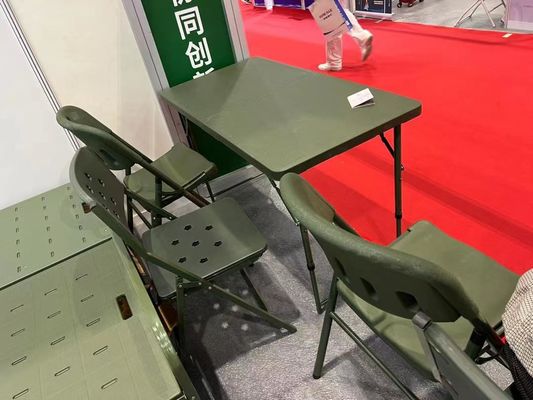 Field Folding Table Outdoor Blow Molding Table Outdoor Command Table Portable Military Table Chairs