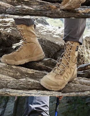 Waterproof Hiking Men's Boots Tactical Lightweight Tactical Boots Breathable Desert Military Boots Tactical Shoes