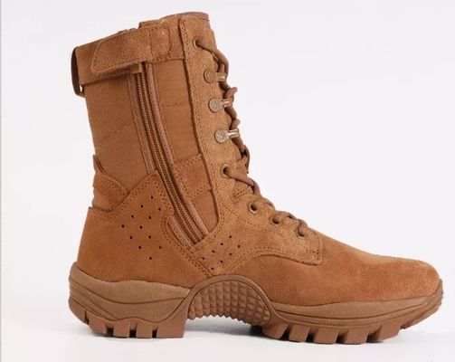 Tactical Boots Military in Black Cowhide Rubber for Outdoor Adventures