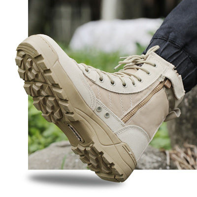 Customization Durable Black Boots Tactical Combat Boot Men Leather Military Tactical boots for men