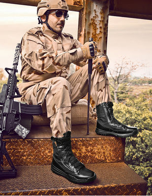 Wholesale Tactical Black Military Boots Hiking Shoes Defensive Rubber Sole Men's Tactical Boots Desert Boots