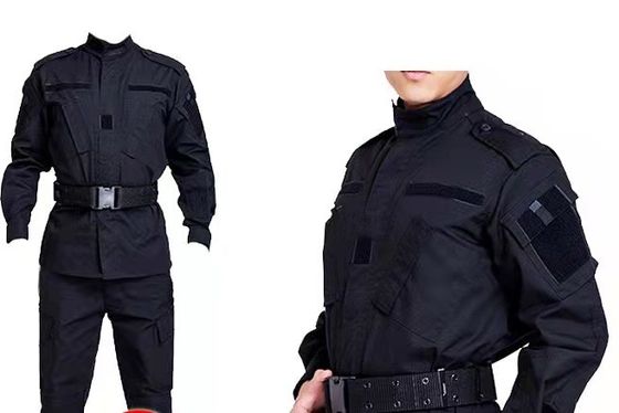 Black Military Uniform For Wedding jacket Tearproof Mesh Man