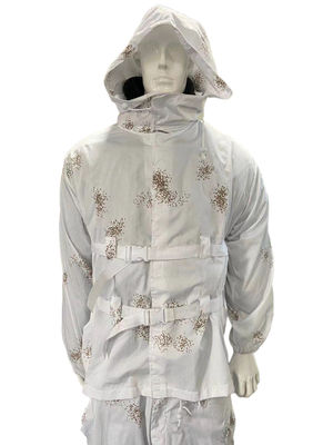 5xl 4xl 3xl Camo Ghillie Suit Army Hunting Outdoor Lightweight Hidden Tracking White