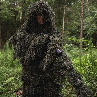 3x 4x Army Ghillie Suit Camouflage Outdoor Ultralight Tactical Military