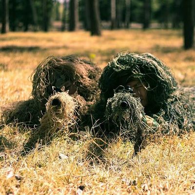 Hunting Ghillie Suit Military Netting Outdoor Various Styles Ultra Light