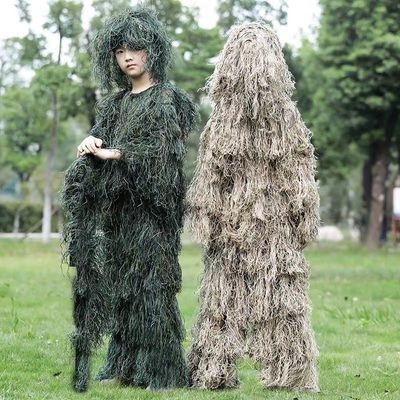 Camouflage Ghillie Suit Camo White Snow Bionic Suit Clothing 3xl 4xl