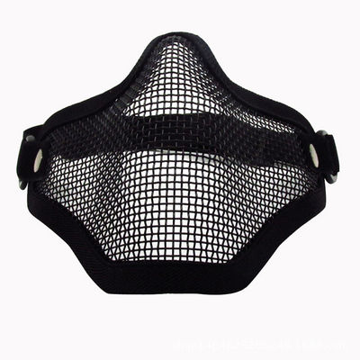 Military Equipment Half Face Wire Mask Outdoor Field Facial Safety Protective Mask Mesh
