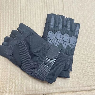 Cold Steel Tactical Gloves For Police Genuine Velvet Cold-Proof Full-Finger Cycling Fingerless Xl