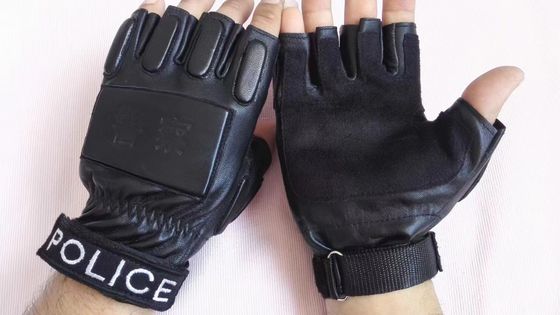 Cold Steel Tactical Gloves For Police Genuine Velvet Cold-Proof Full-Finger Cycling Fingerless Xl