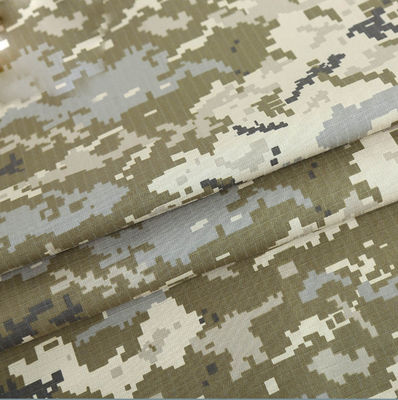 Military Camo Material Polyester Cotton Blended Ukrainian Army Tent Fabric