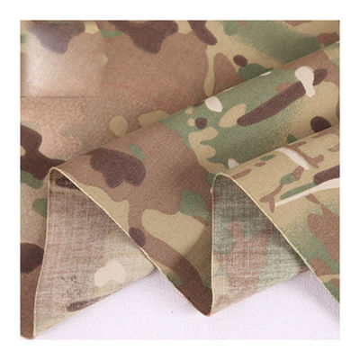 Jacket Military Cloth Material Outdoor Camouflage Uniform Clothes CP Tear-Proof Three-Grain Grid