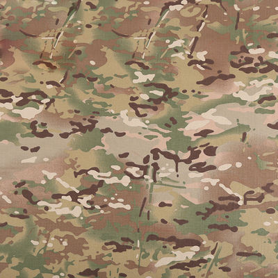 Jacket Military Cloth Material Outdoor Camouflage Uniform Clothes CP Tear-Proof Three-Grain Grid