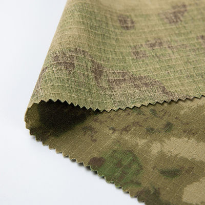 Jacket Army Fabric Material Green Ruins Waterproof Tear-Proof Plaid Camouflage Cloth Men