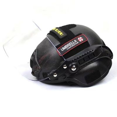 Military Helmet MICH2000 Helmet + Transparent Riot Helmet Protection Mask Police Helmet Patrol Keblar Military Helmets