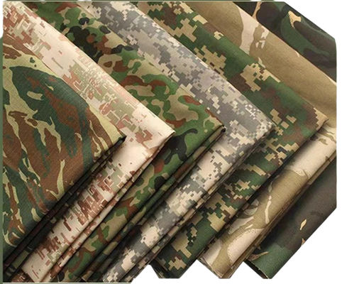 Military Uniform Cloth High Wear Resistance / flame Retardant / waterproof / coated / anti-thermal Imaging Camouflage Cloth Army