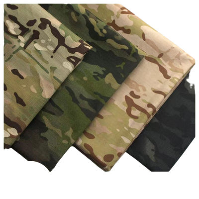 Military Cloth Tactical Uniform Fabric Teflon Three-proof / Anti-infrared / Anti-ultraviolet / Anti-mosquito Camouflage Cloth