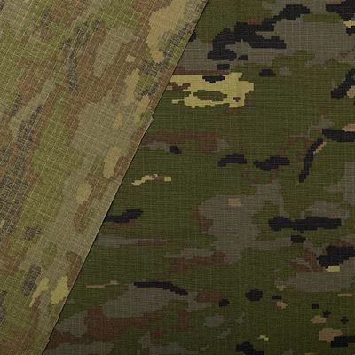 Spanish Military Tactical Uniform Fabric Anti-bacterial / Anti-infrared / Waterproof / Oil-proof Tactical Camouflage Cloth