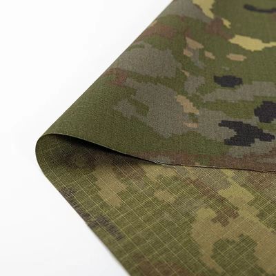 Spanish Military Tactical Uniform Fabric Anti-bacterial / Anti-infrared / Waterproof / Oil-proof Tactical Camouflage Cloth