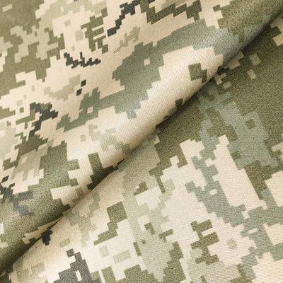 Polyester-cotton Ukrainian Military Tactical Uniforms Water-repellent Tear-resistant Plaid Camouflage Print Army Cloth