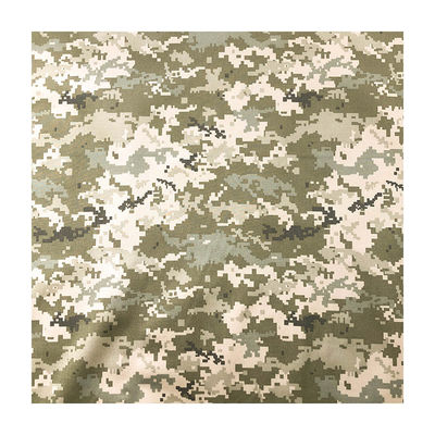 Polyester-cotton Ukrainian Military Tactical Uniforms Water-repellent Tear-resistant Plaid Camouflage Print Army Cloth