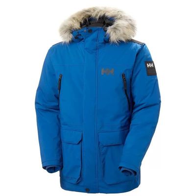 Insulated Helly Hansen Men's Parka Jacket for Cold Weather Protection