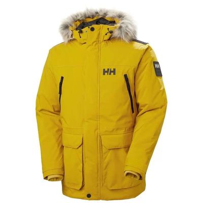 Insulated Helly Hansen Men's Parka Jacket for Cold Weather Protection