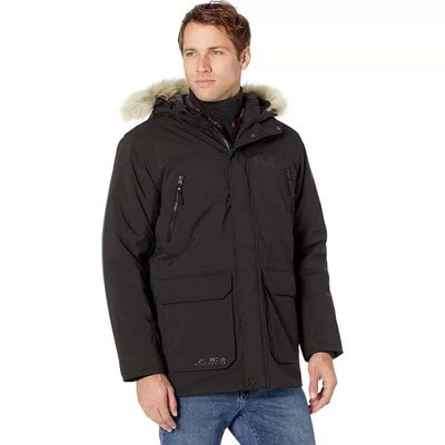 Helly Hansen men's fashion outdoor parka fur collar down jacket Doberman parka jacket